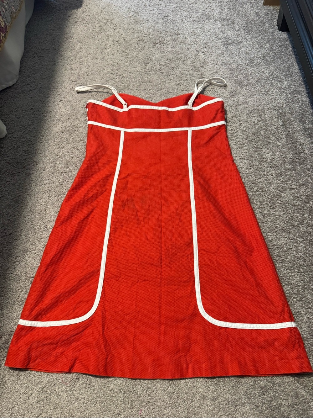 Ideology Bright Red Dress - Picture 3 of 4